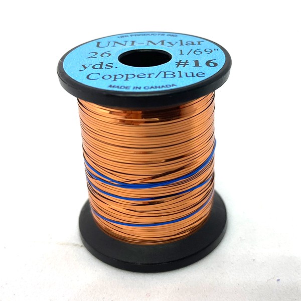 Tinsel MYLAR UNI Cuivre - Bleu