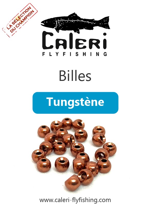 Billes tungstène pour montage de mouche