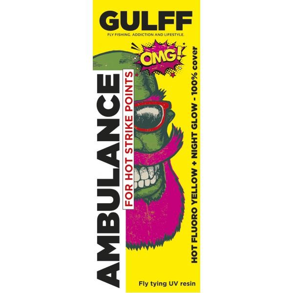 Résine UV Gulff Ambulance jaune fluo