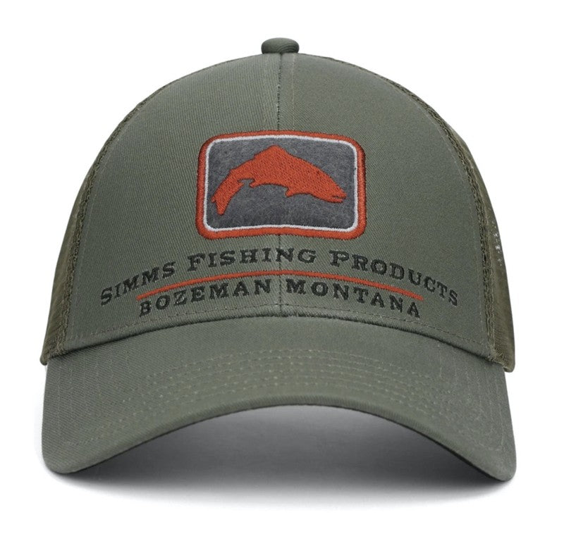 Casquette Simms Trout icon Trucker smokey olive