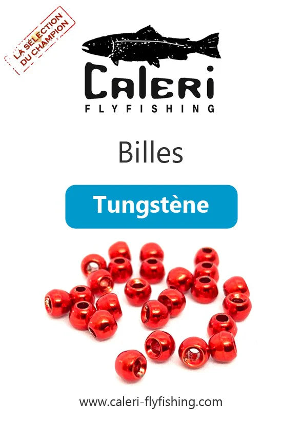 Billes Tungstène Classique - Rouge metallique