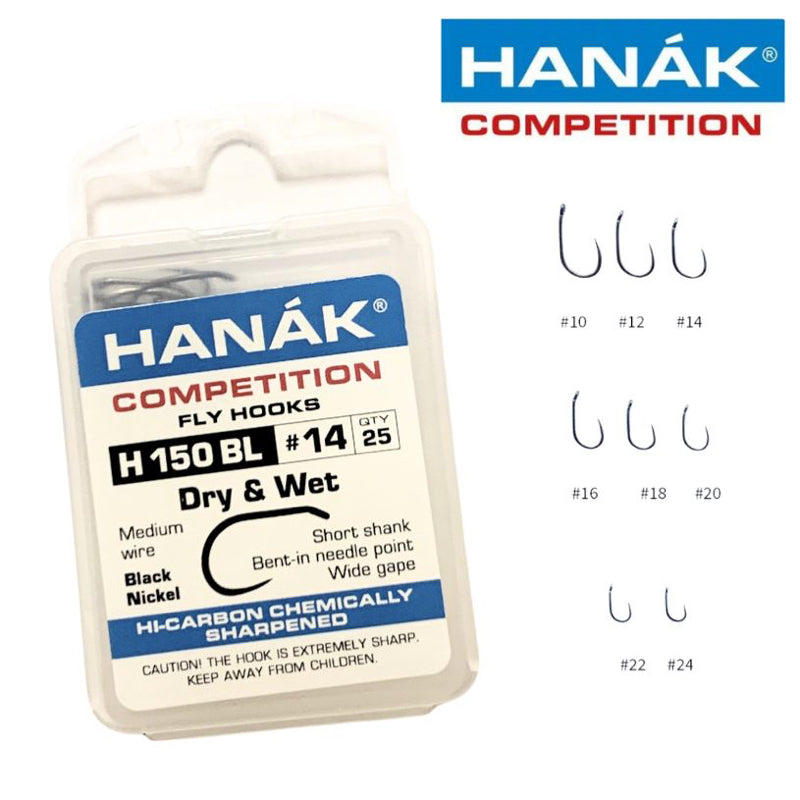 Hameçon HANAK H150BL - Polyvalent Sèche & Noyée