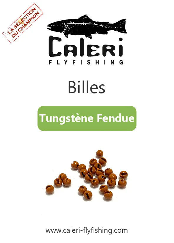Billes Tungstène Fendues - Chocolat foncé