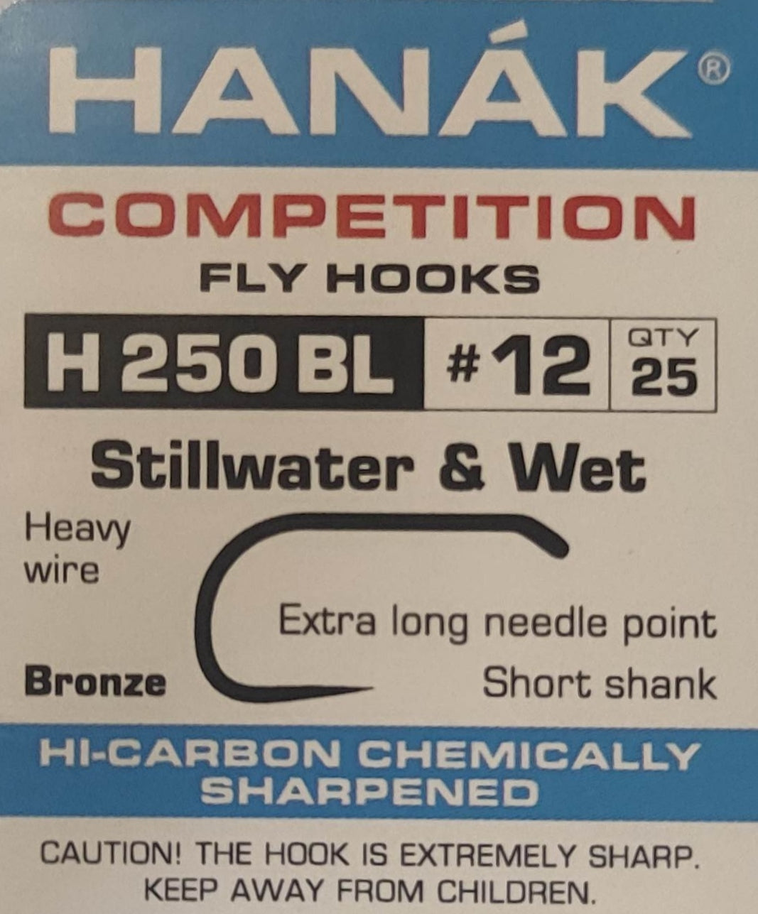 Hameçon HANAK H250BL Réservoir et noyée