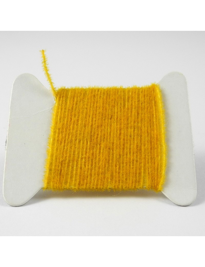 Micro chenille jaune orangé