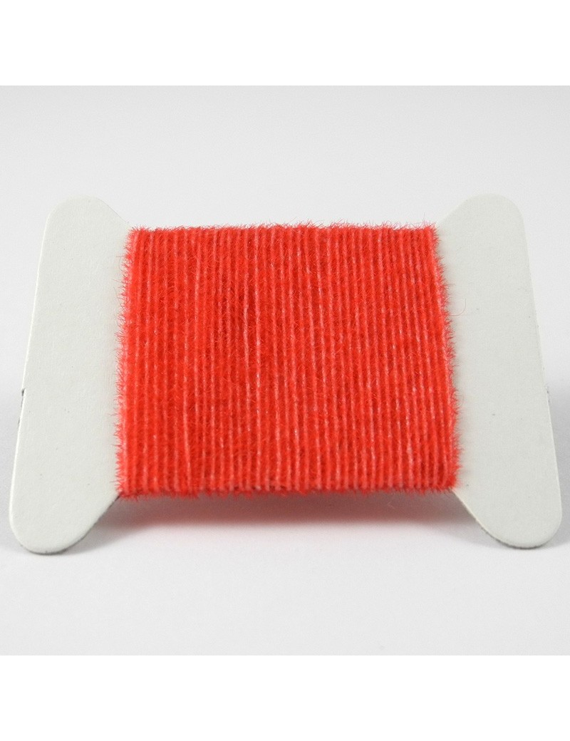Micro chenille rouge