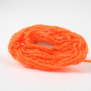 Chenille velours orange feu-205