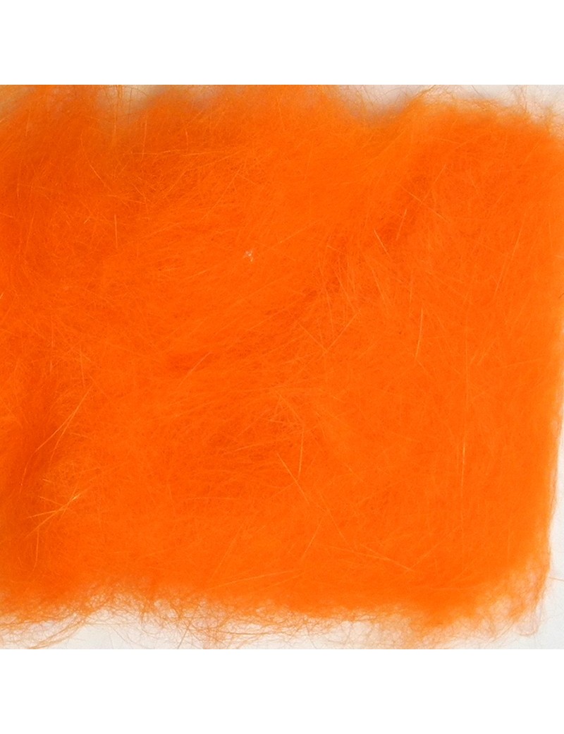 Dubbing de lapin orange fluo-07