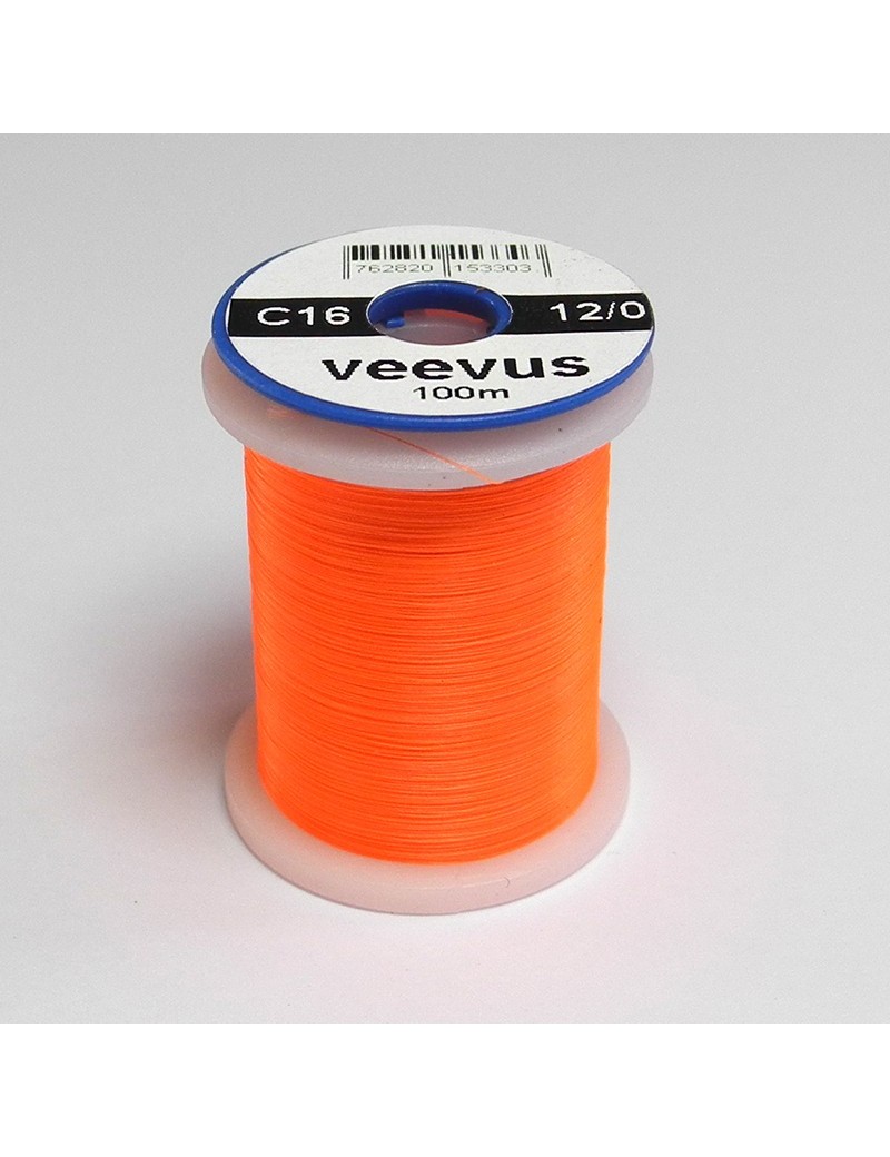 Fil de montage Veevus 12/0 orange fluo-16