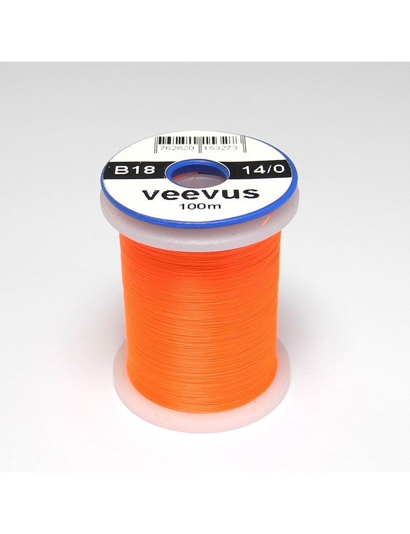 Fil de montage Veevus 14/0 orange fluo-18