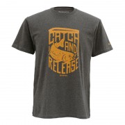 T-shirt SIMMS Catch & Release Charcoal Heather