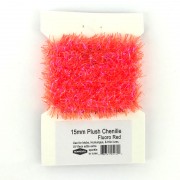 Chenille blob rouge orange fluo