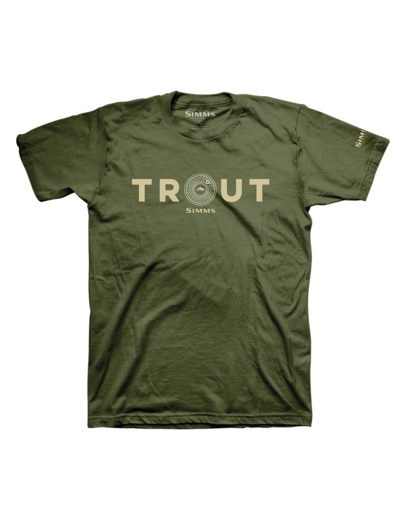 T-SHIRT REEL TROUT MILITARY T-SHIRT REEL TROUT MILITARY