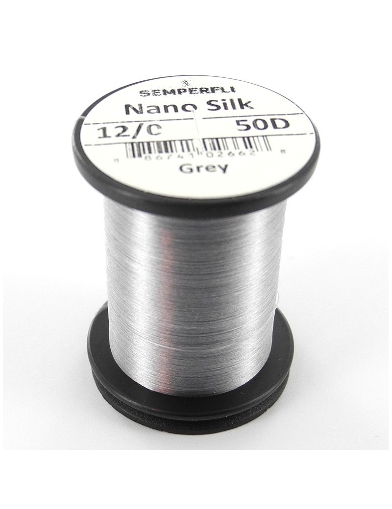 Semperfli nano silk 12/0 gris
