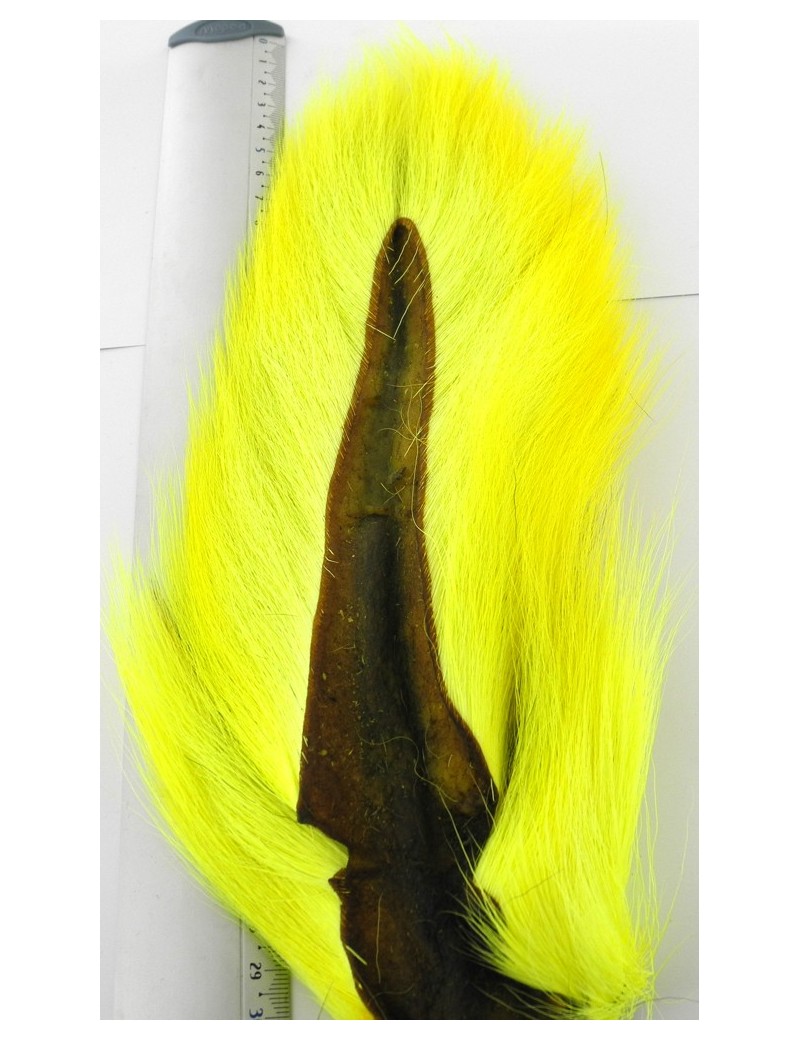 Bucktail jaune fluo Bucktail jaune fluo