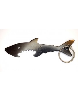 PORTE-CLEF ET OUVRE BOUTEILLE SHARK