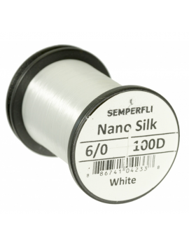 Semperfli nano silk 6/0 Blanc