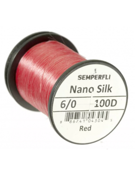 Semperfli nano silk 6/0 Rouge