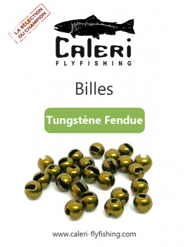 Billes Tungstène Fendues - Olive Metallique