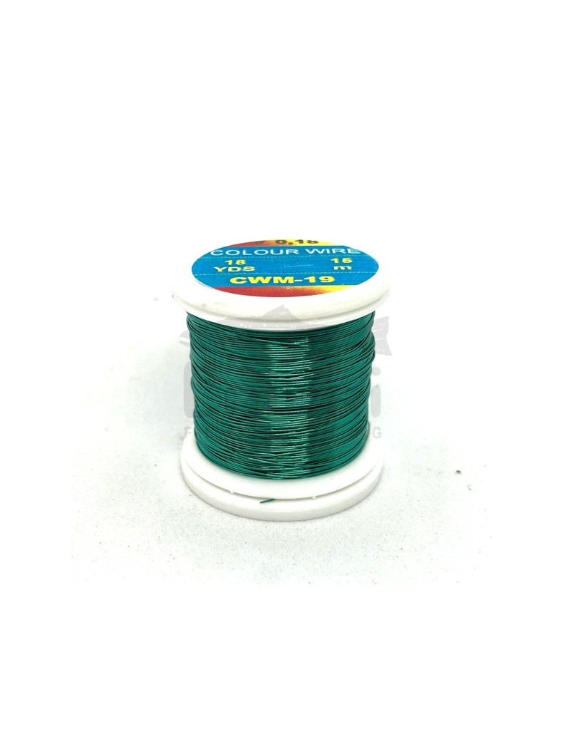 Fil de Cuivre Coloré Turquoise 0,18mm - Destockage