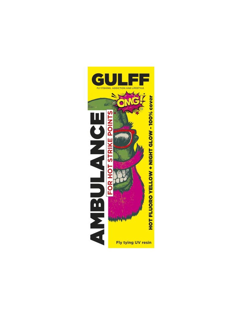 Résine UV Gulff Ambulance jaune fluo