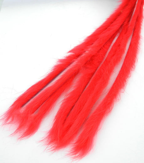 Bandelettes lapin Caleri 3mm rouge fluo