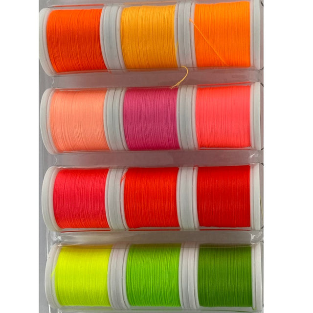 Neon thread fluo 12 couleurs