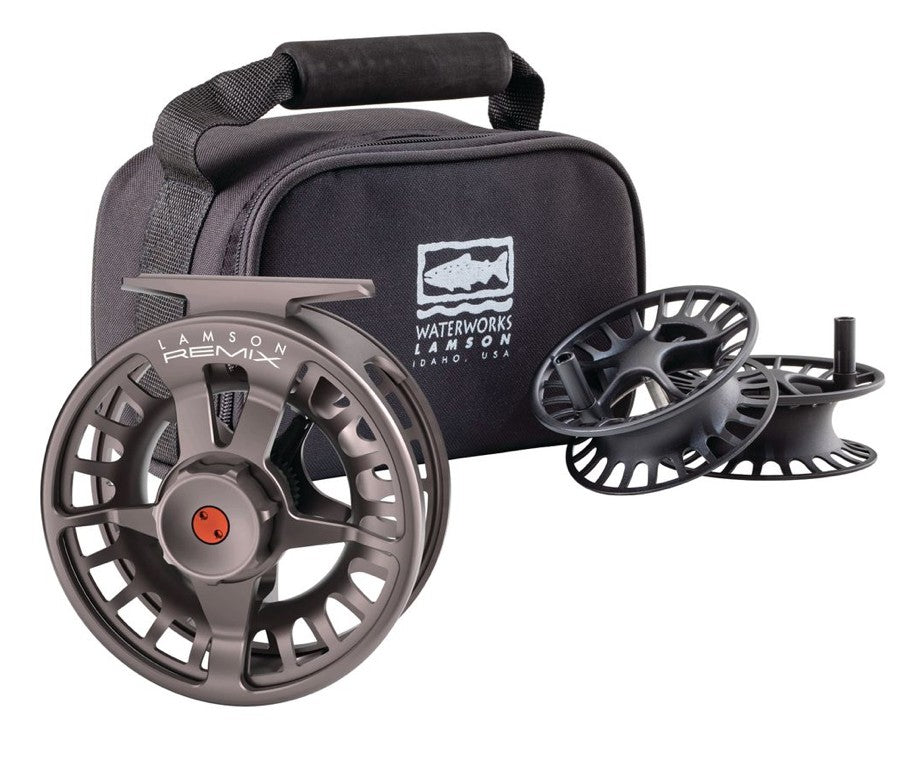 Moulinet Lamson Remix 3+ (+ 2 bobines) SMOKE