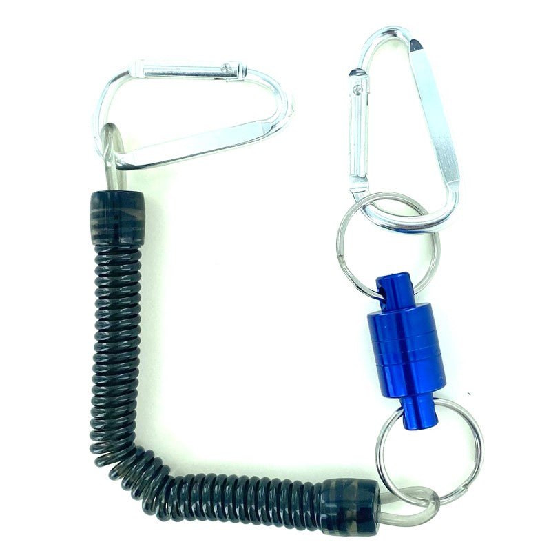 Aimant accroche épuisette bleu