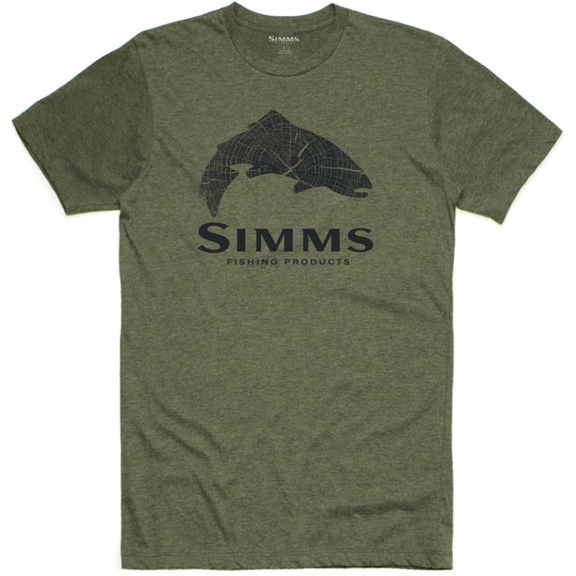 T-SHIRT SIMMS Wood Trout Fill