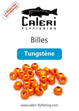 Billes tungstène Orange Métallique pour montage de mouche Orange Métallique