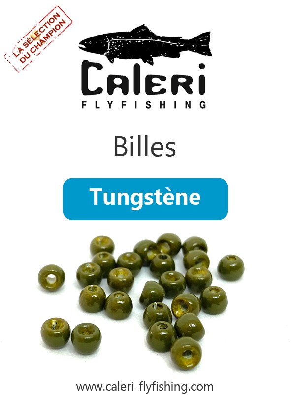 Billes tungstène pour montage de mouche