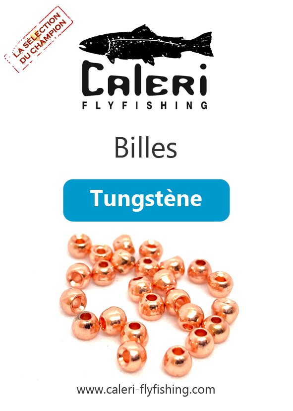 Billes tungstène pour montage de mouche