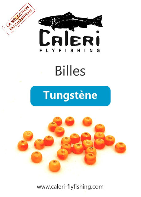 Billes tungstène pour montage de mouche
