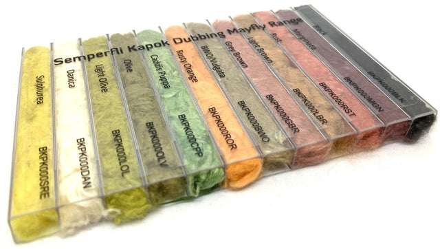 Boite Distributrice Dubbing Kapok Mayfly Selection SEMPERFLI