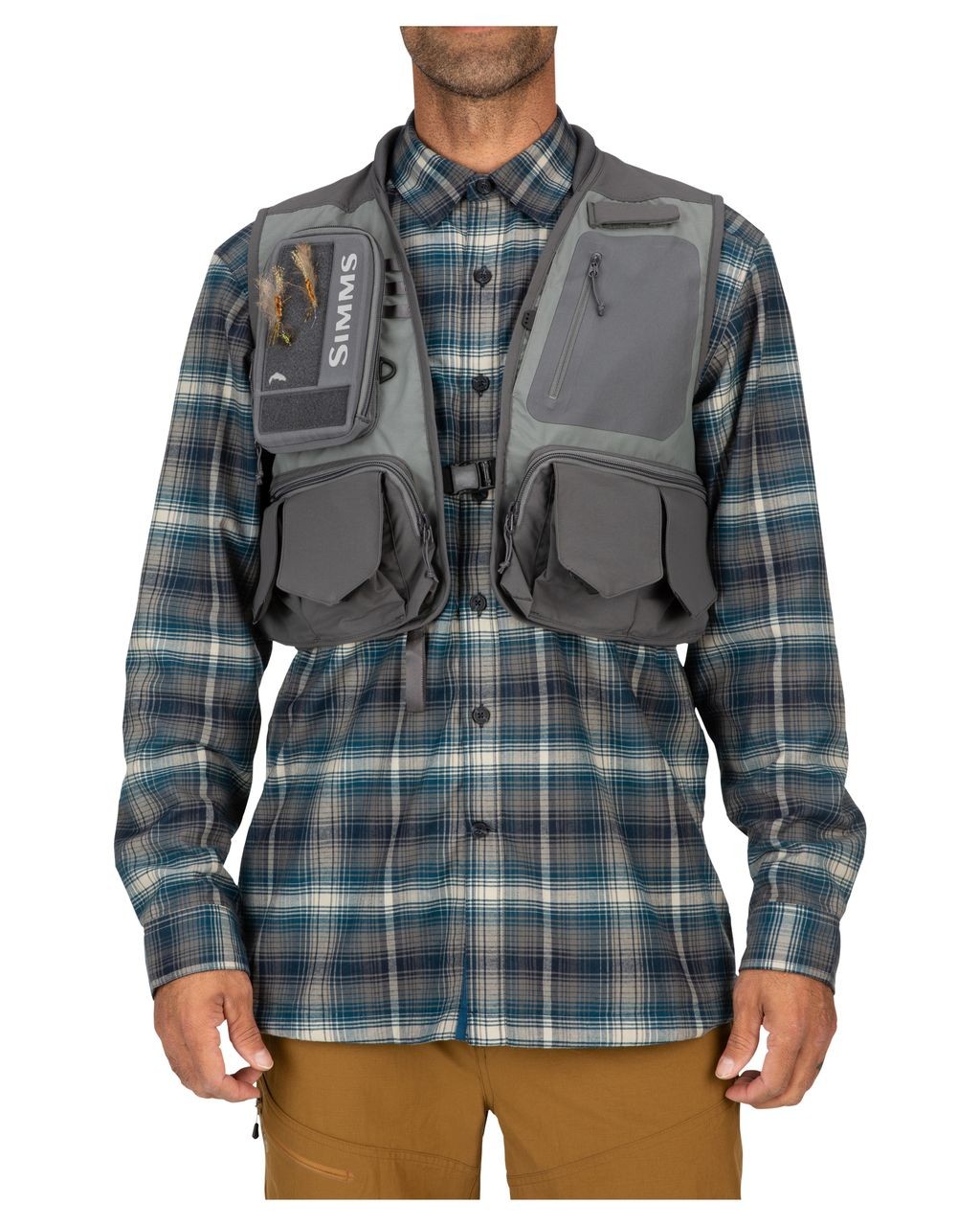 Gilet Simms Freestone Pewter