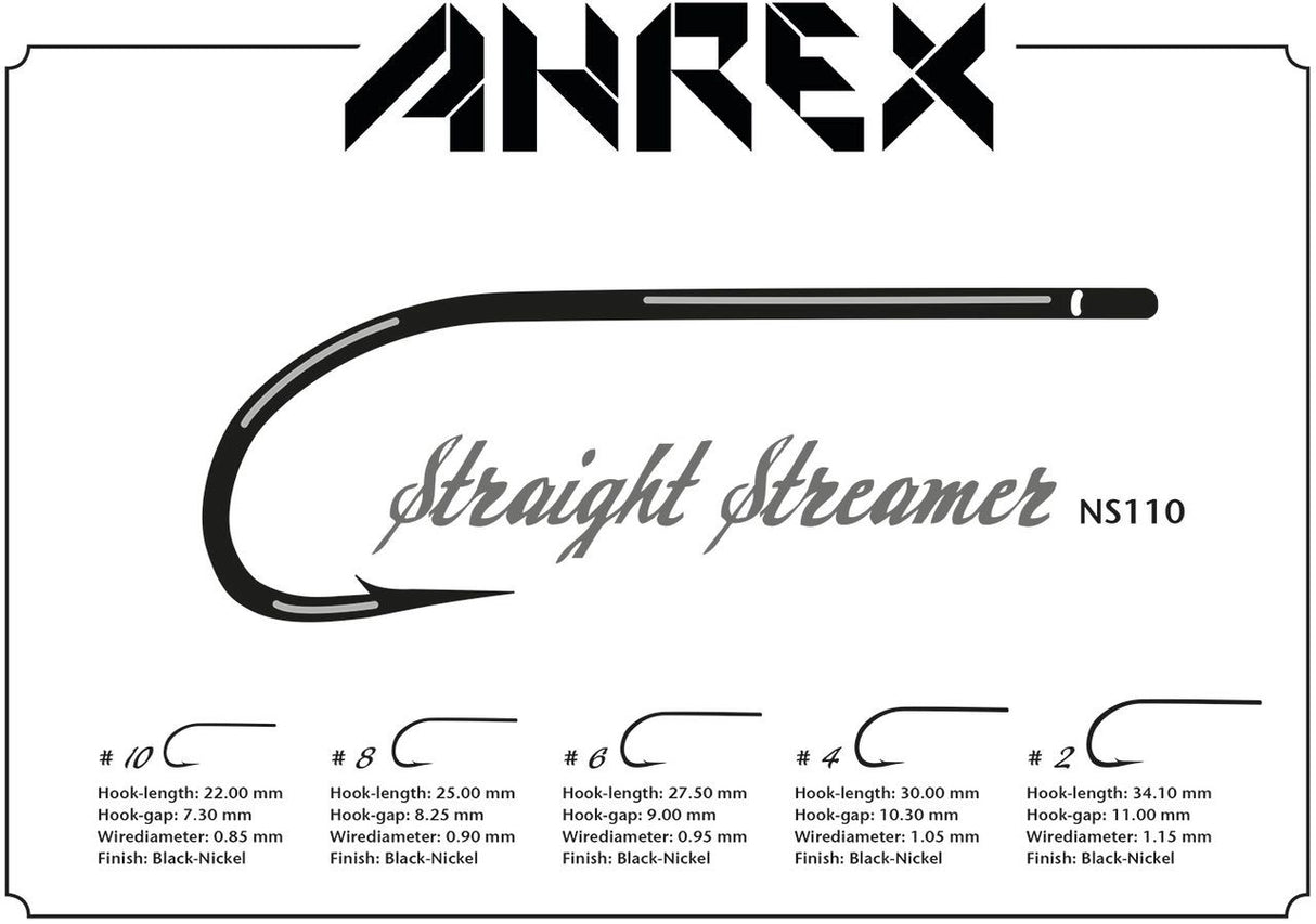 Hameçon AHREX NS110 Streamer S/E