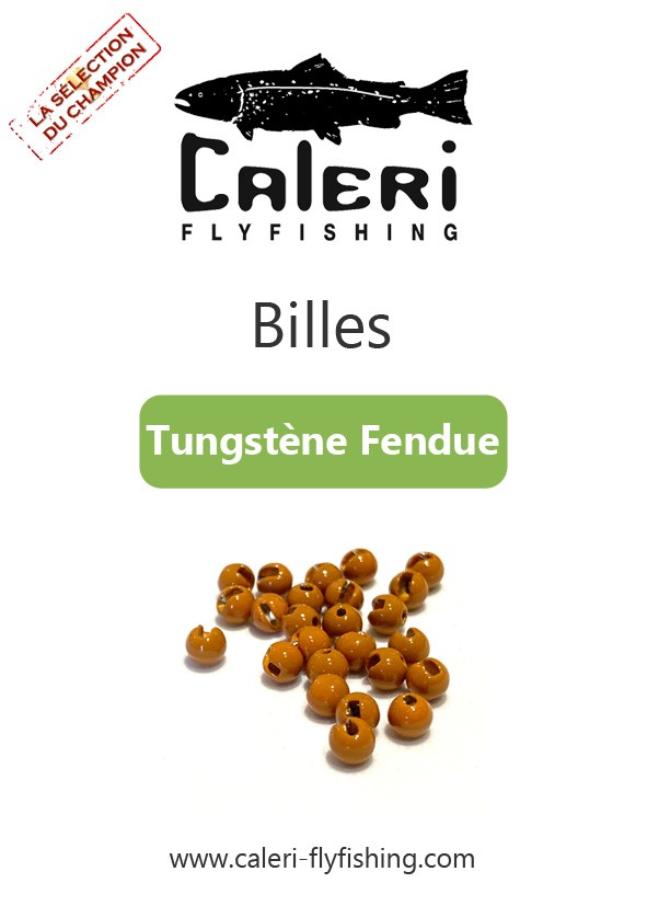 Billes Tungstène Fendues - Chocolat