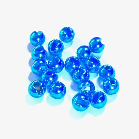 Billes tungstène fendues pour montage de mouche en hameçon JIG