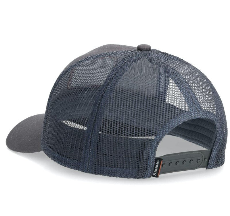 Casquette Simms Double Haul Icon Trucker carbon