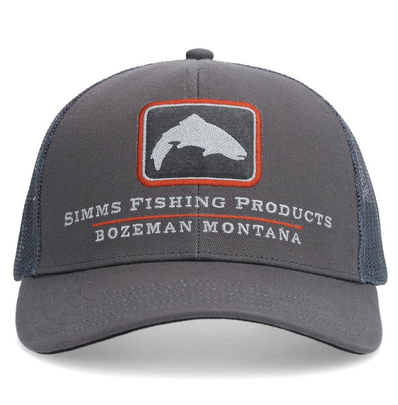 Casquette Simms Double Haul Icon Trucker carbon