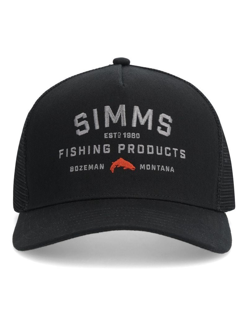 Casquette Simms Trucker Black