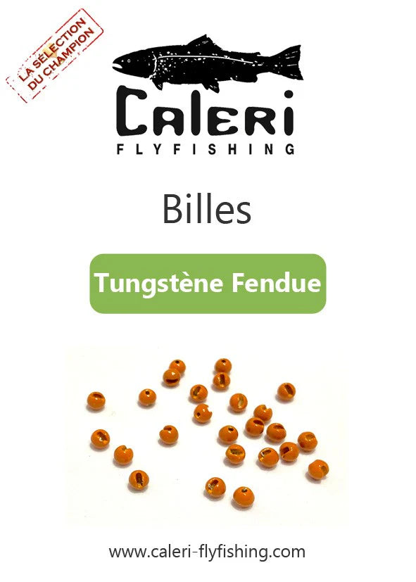 Billes Tungstène Fendues - Chocolat clair