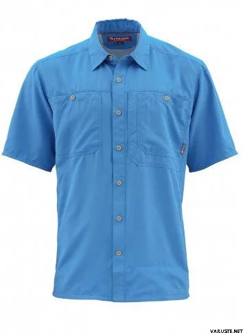 Chemise Simms Ebb Tide SS shirt harbor blue