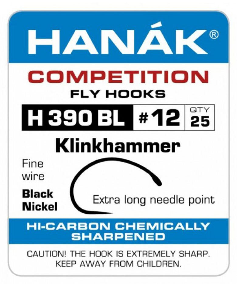 Hameçon HANAK H390BL-Klinkammer (fin de fer - chiros)
