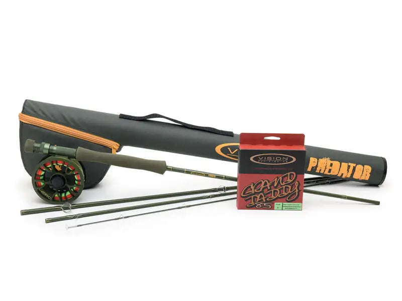 Kit Mouche Brochet Vision PREDATOR 9' #9 | Soie Grand Daddy