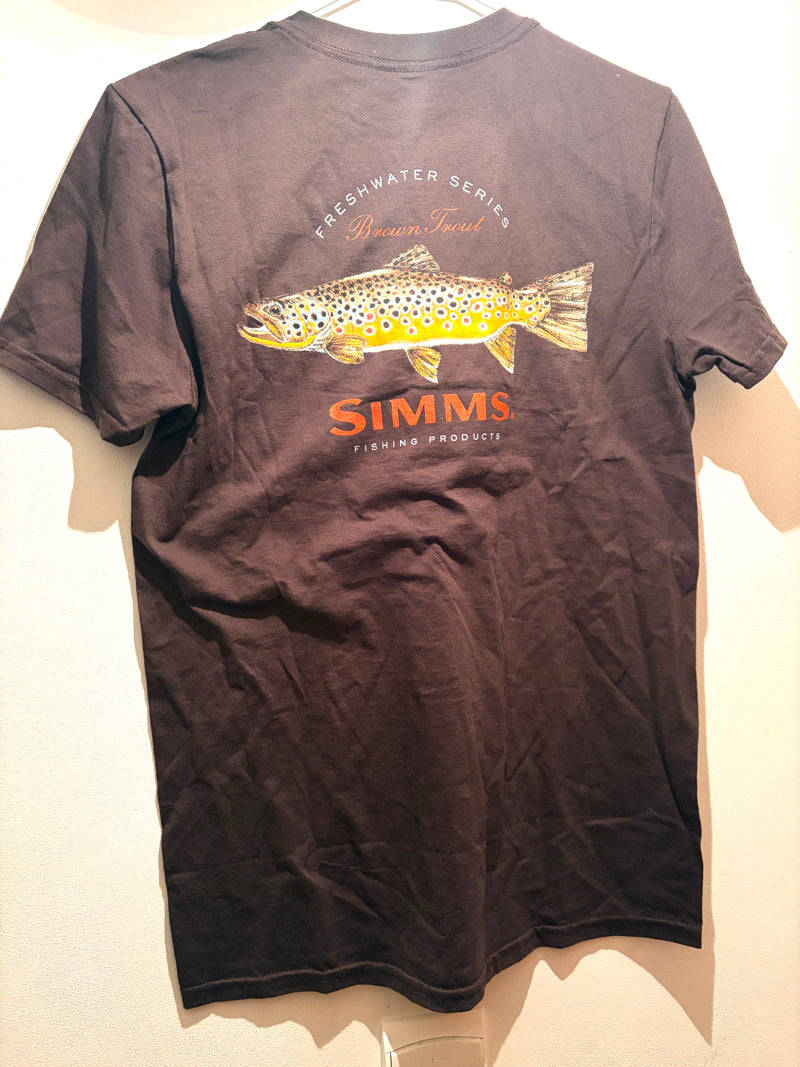 T-shirt SIMMS Currier Brown Trout